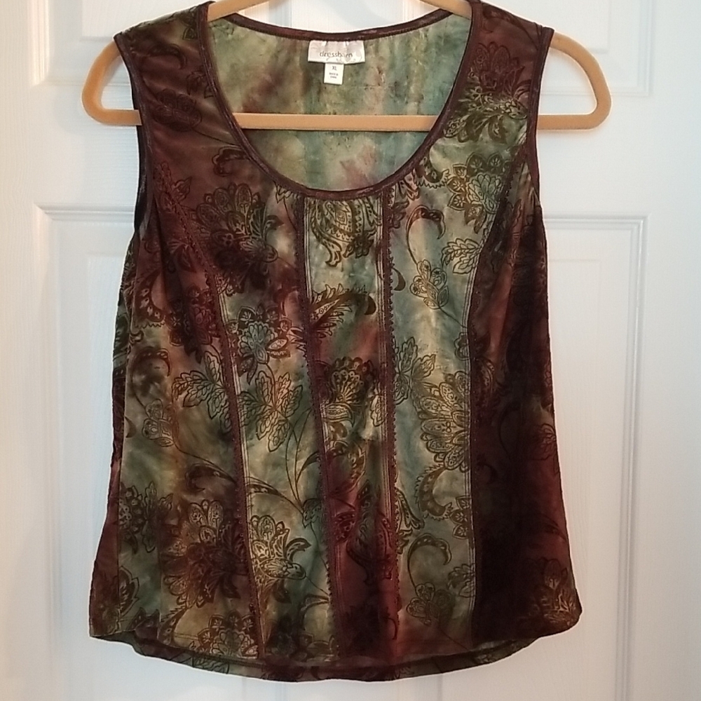 Floral Sleeveless Top - Multicolor